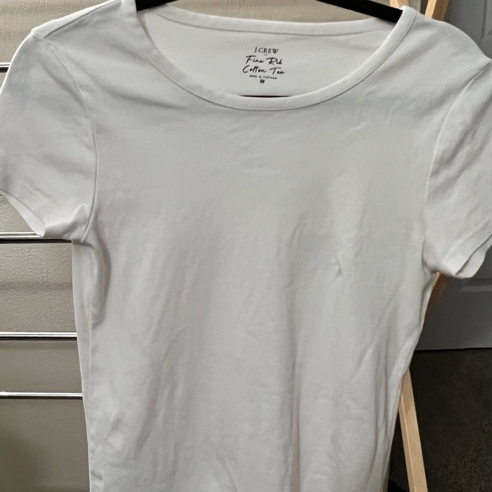J crew fine knit ribbed tee